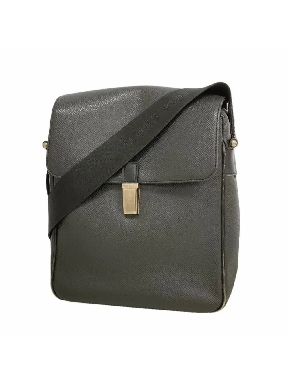 Louis Vuitton Shoulder Bag Taiga Yaranga Ardoise